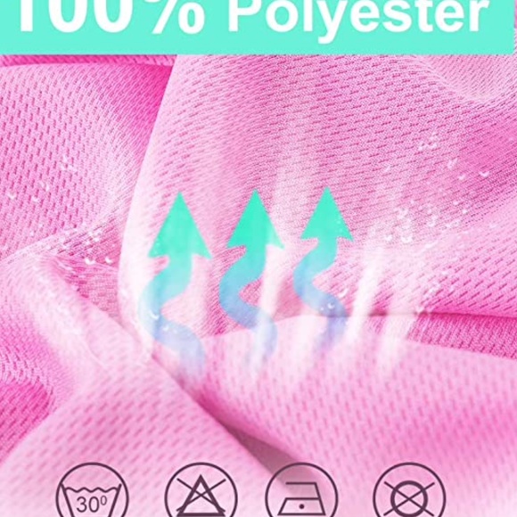 NEW Women's Quick Dry T-Shirt Short Sleeve M Pink - Picture 4 of 5